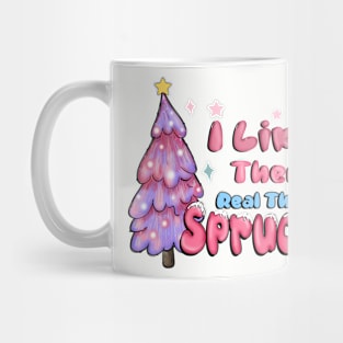 Cute and Funny Pink Christmas Mug